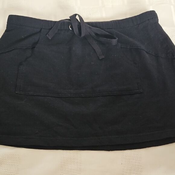 Guess Black Mini Skirt Tie Front Casual - Picture 15 of 16